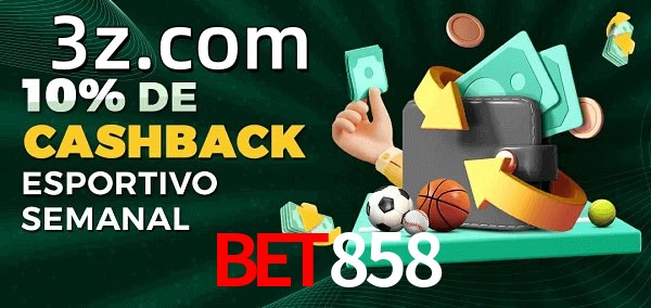 10% de bônus de cashback na BET858